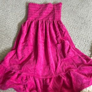Fuchsia pink, terry cloth, Juicy Couture dress. Worn once